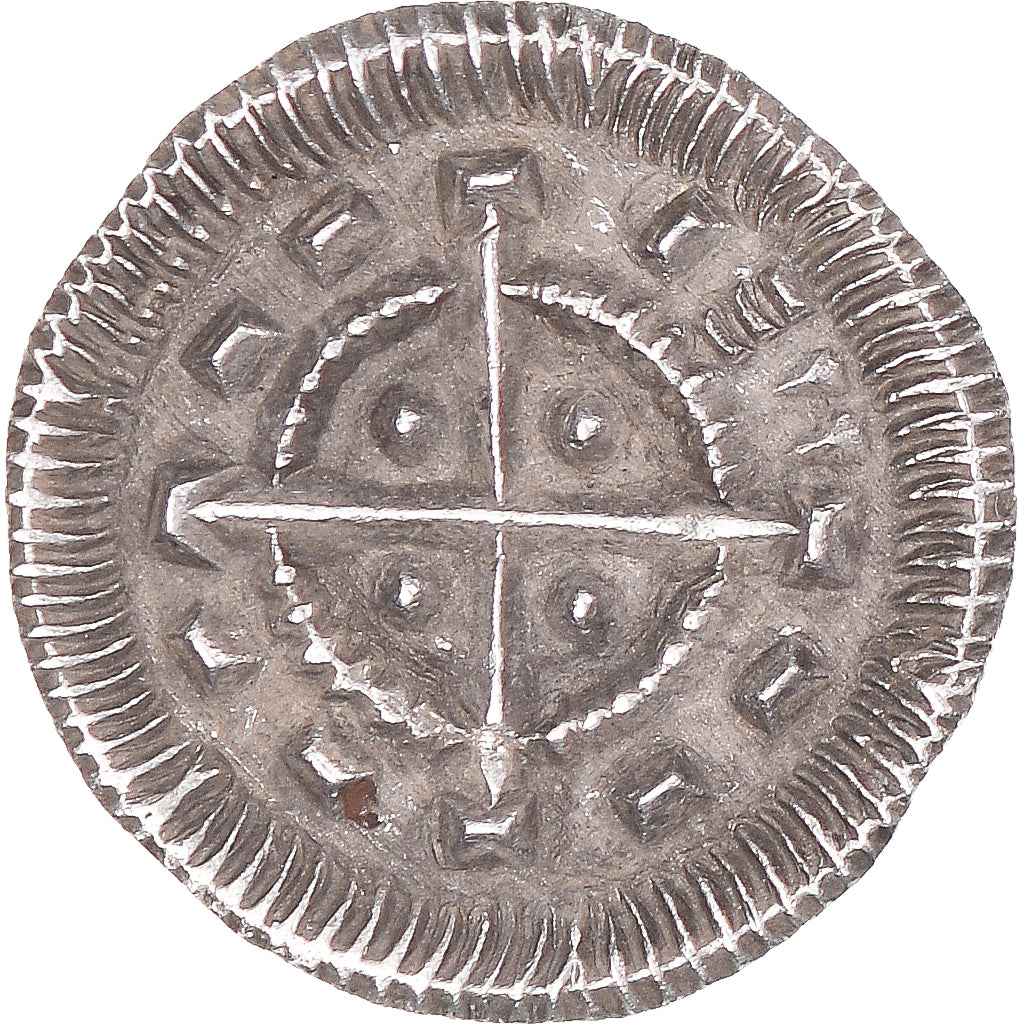 Munten, Hongarije, Anoniemen, Denar, 12e EEUW, ZF+, Zilver