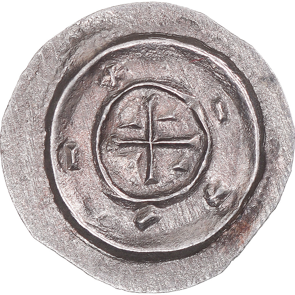 Moeda, Hungria, Anonymous, Denar, 12TH CENTURY, AU(55-58), Prata