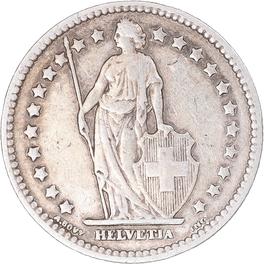 Moneta, Svizzera, Franc, 1928, Bern, BB, Argento, KM:24