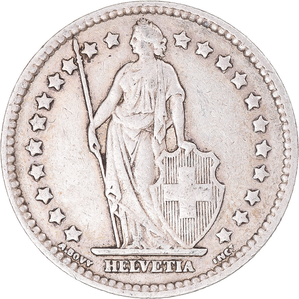 Münze, Schweiz, Franc, 1928, Bern, SS, Silber, KM:24