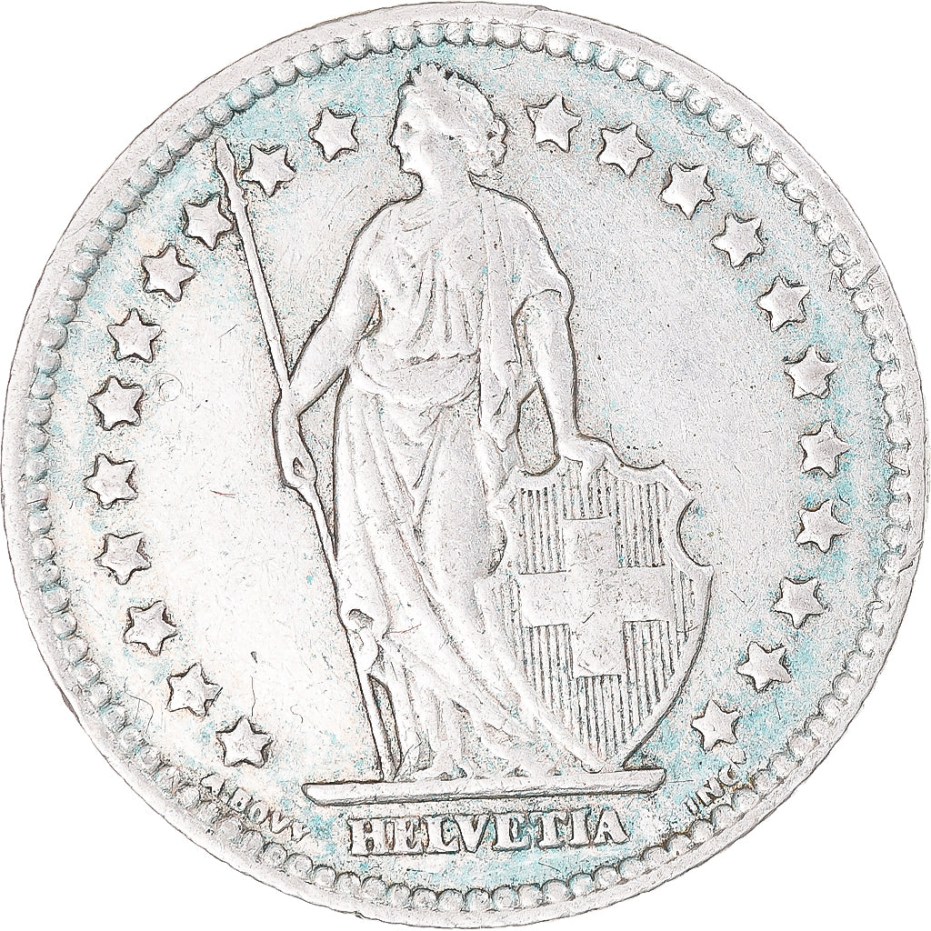 Moeda, Suíça, Franc, 1940, Bern, EF(40-45), Prata, KM:24