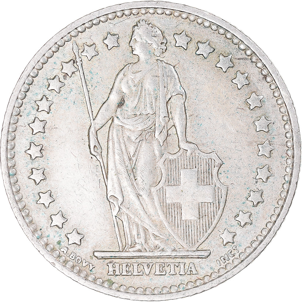 Münze, Schweiz, Franc, 1956, Bern, SS, Silber, KM:24