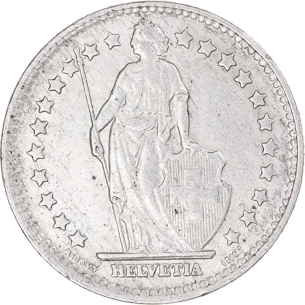 Münze, Schweiz, Franc, 1960, Bern, SS, Silber, KM:24