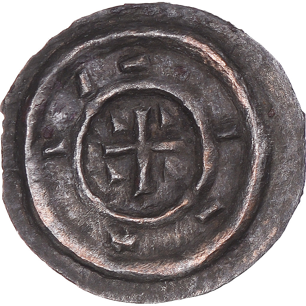 Coin, Hungary, Anonymous, Denar, 12th century, EF(40-45), Silver