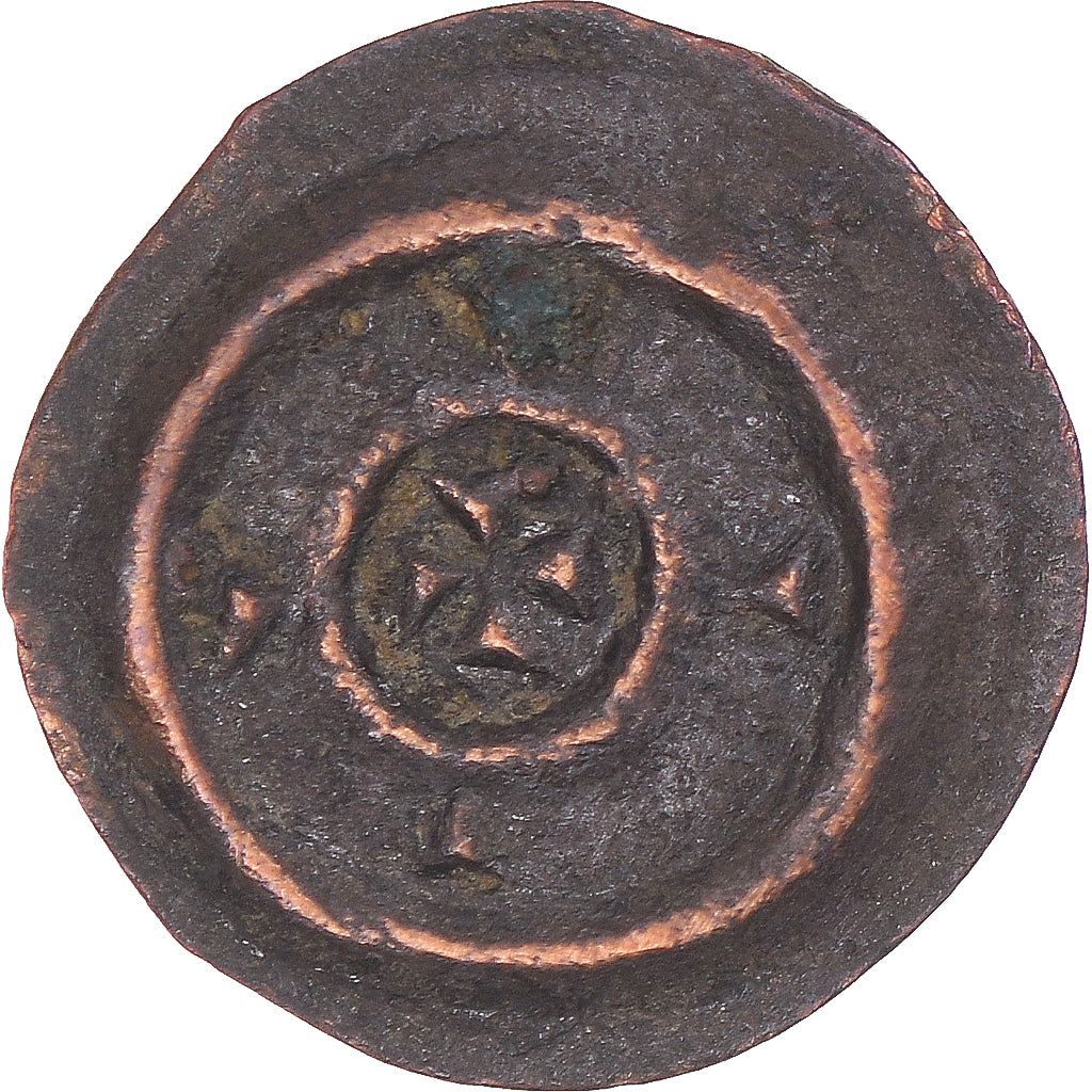 Moneda, Hungría, Bela II, Denar, 1131-1141, MBC, Plata