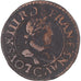 Coin, France, Louis XIII, Double Tournois, 1620, Poitiers, VF(30-35), Copper
