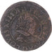 Moneta, Francia, Louis XIII, Double Tournois, 1629, Lyon, BB, Rame, KM:61.2