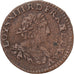 Monnaie, France, Louis XIII, Double Tournois, 1637, TB+, Cuivre, Gadoury:11