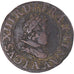 Coin, France, Louis XIII, Denier Tournois, 1626, Paris, VF(30-35), Copper