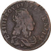 Coin, France, Louis XIV, Liard, 1658, Limoges, VF(30-35), Copper, KM:192.9