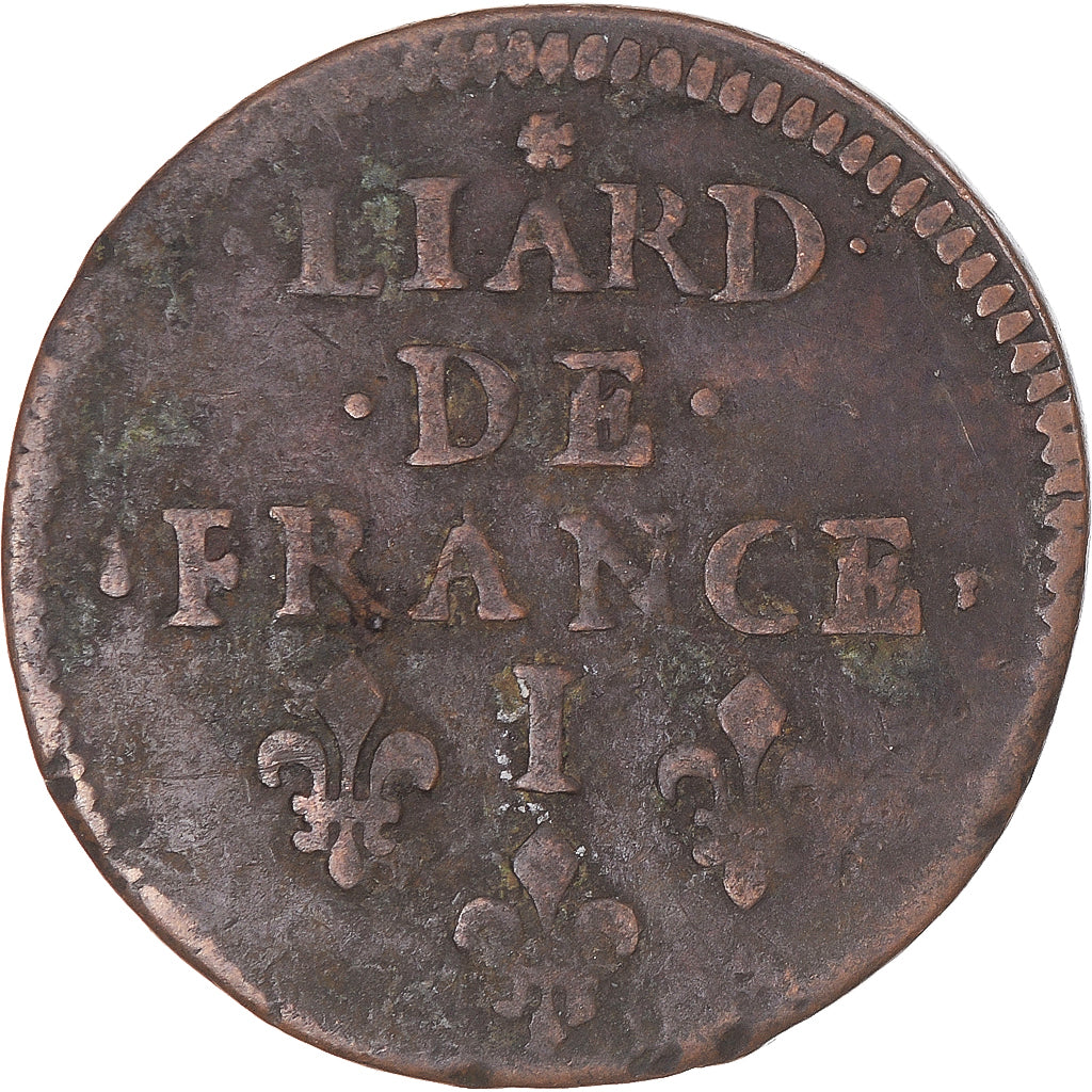 Monnaie, France, Louis XIV, Liard, 1658, Limoges, TB+, Cuivre, Gadoury:80