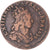 Moeda, França, Louis XIV, Liard, 1656, Poitiers, VF(30-35), Cobre, KM:192.7