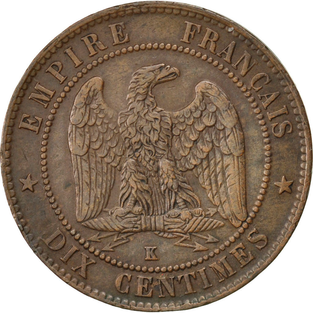 Coin, France, Napoleon III, Napoléon III, 10 Centimes, 1862, Bordeaux