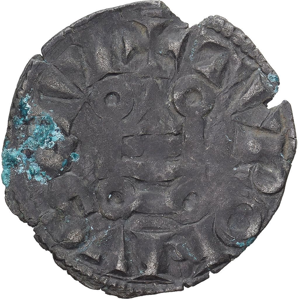 Coin, France, Louis VIII-IX, Denier Tournois, VF(30-35), Billon, Duplessy:188