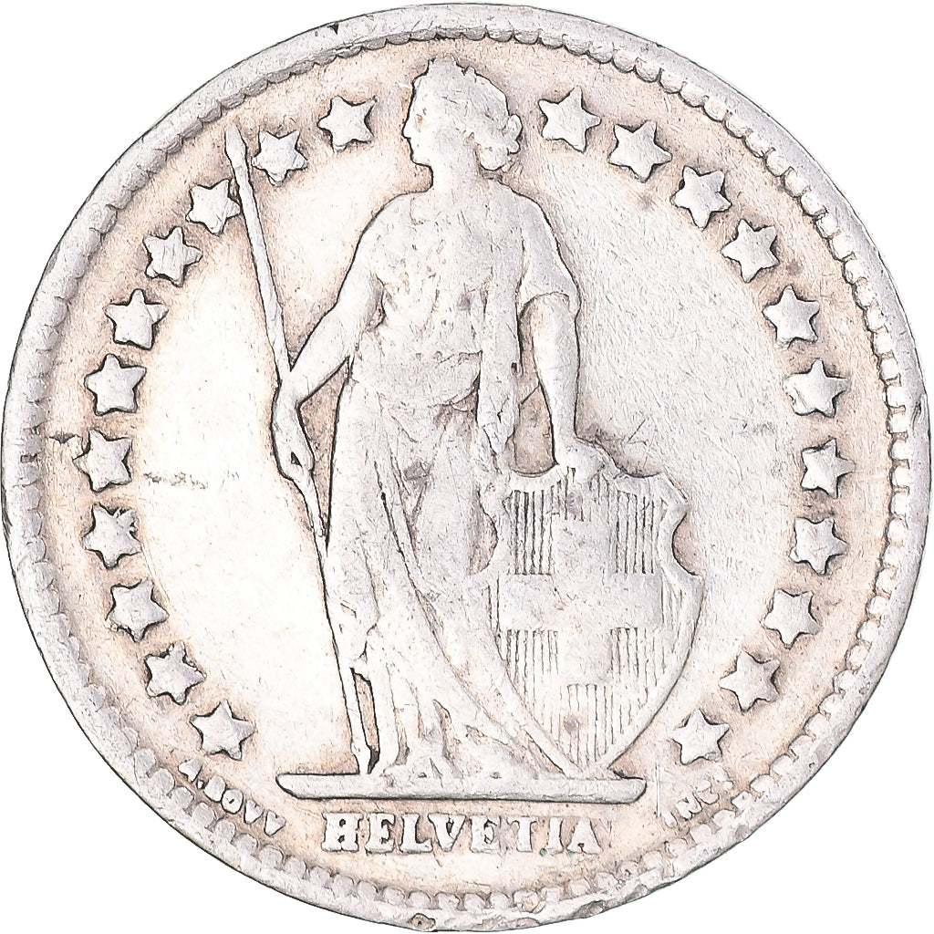 Monnaie, Suisse, 1/2 Franc, 1921, Bern, TB+, Argent, KM:23
