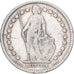Münze, Schweiz, 1/2 Franc, 1921, Bern, S+, Silber, KM:23