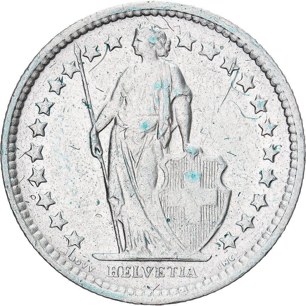Münze, Schweiz, 1/2 Franc, 1964, Bern, SS, Silber, KM:23