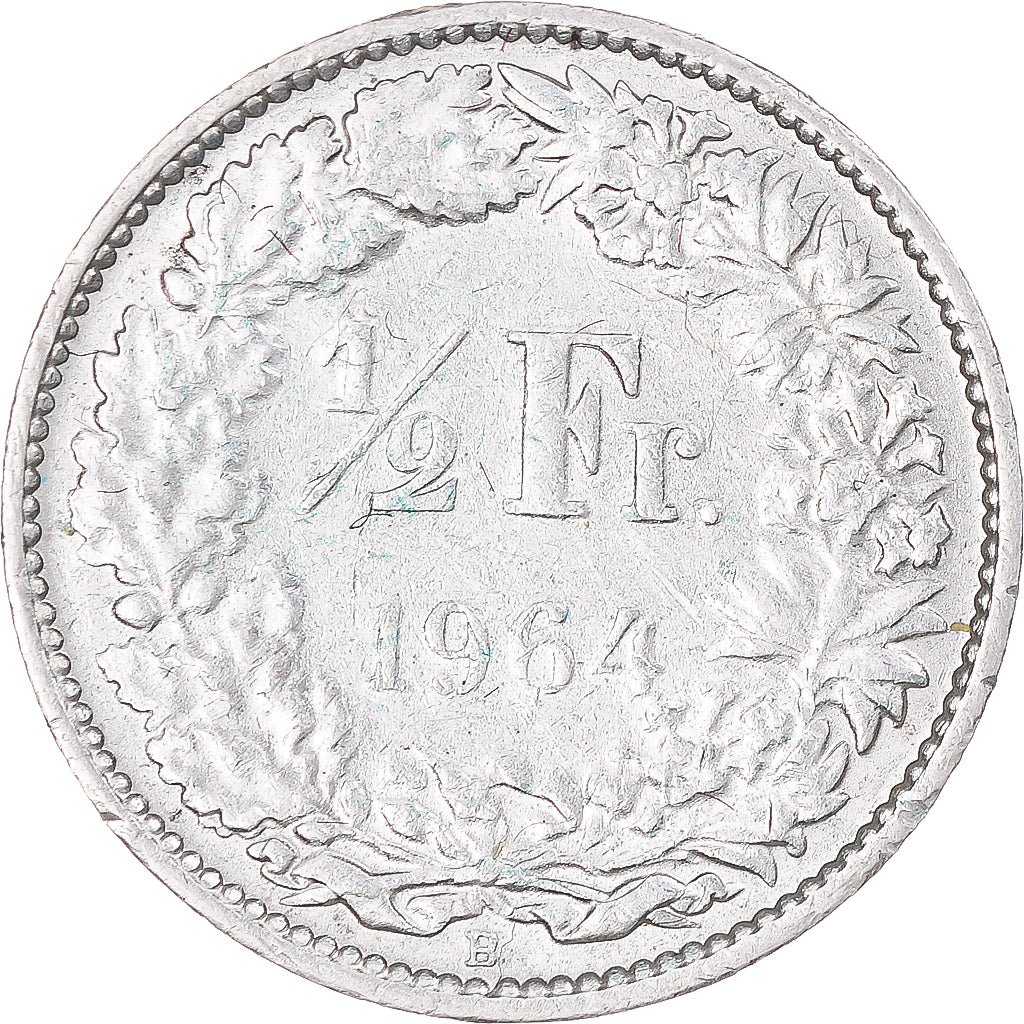Monnaie, Suisse, 1/2 Franc, 1964, Bern, TTB, Argent, KM:23