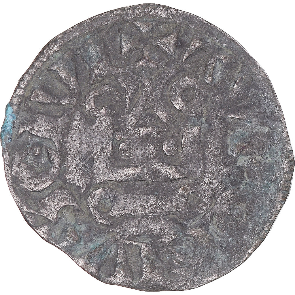 Münze, Frankreich, Louis VIII-IX, Denier Tournois, S+, Billon, Duplessy:188