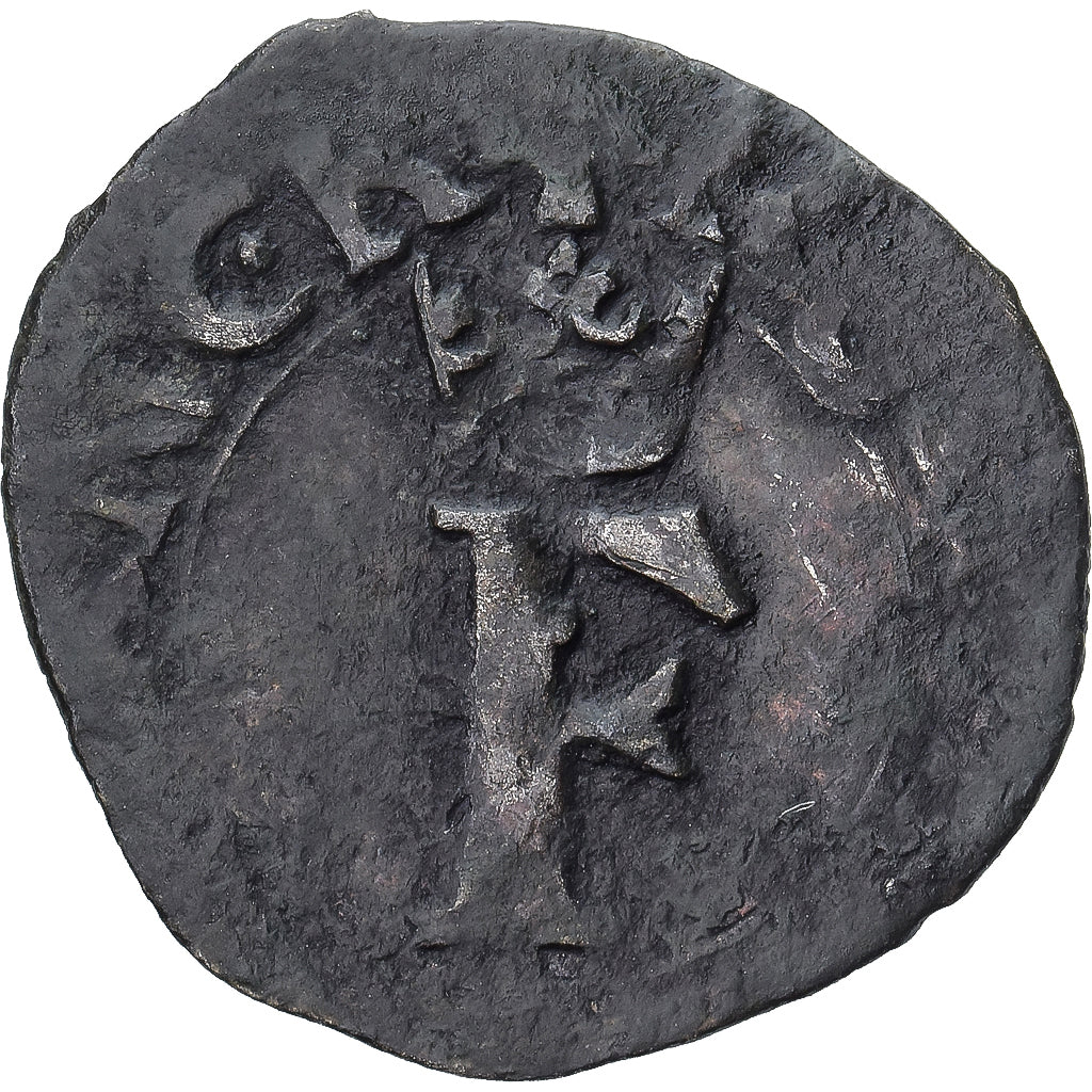 Moeda, França, François Ier, liard à l'F et à la croisette, 1540-1547