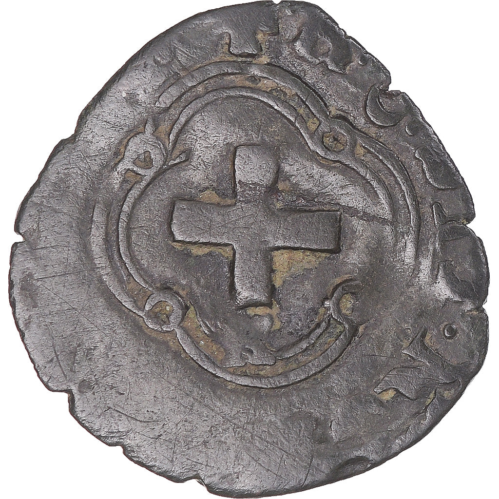 Monnaie, France, François Ier, Double tournois à la croisette, Bordeaux, TB+