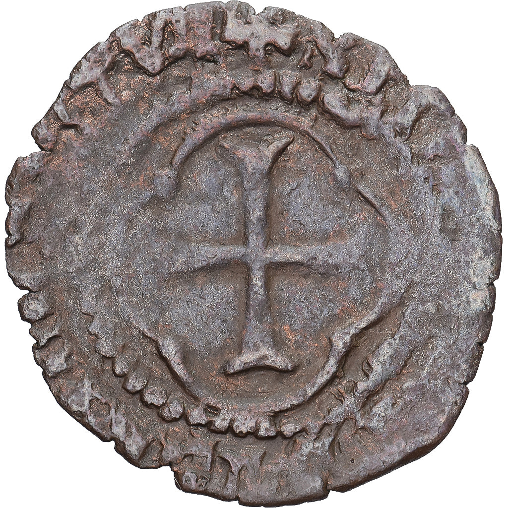 Monnaie, France, François Ier, Double Tournois, TB+, Billon, Gadoury:188