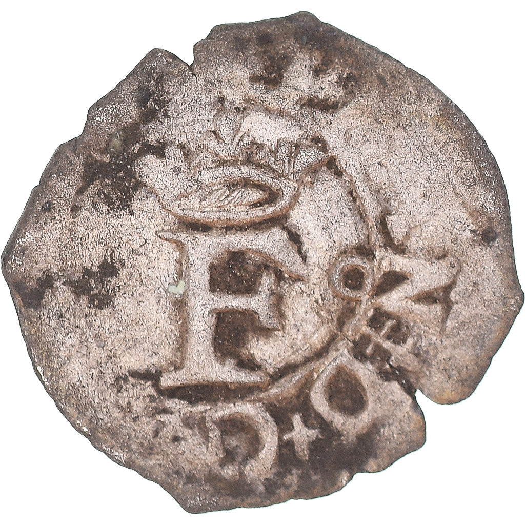 Munten, Frankrijk, François Ier, liard à l'F et à la croisette, 1540-1547