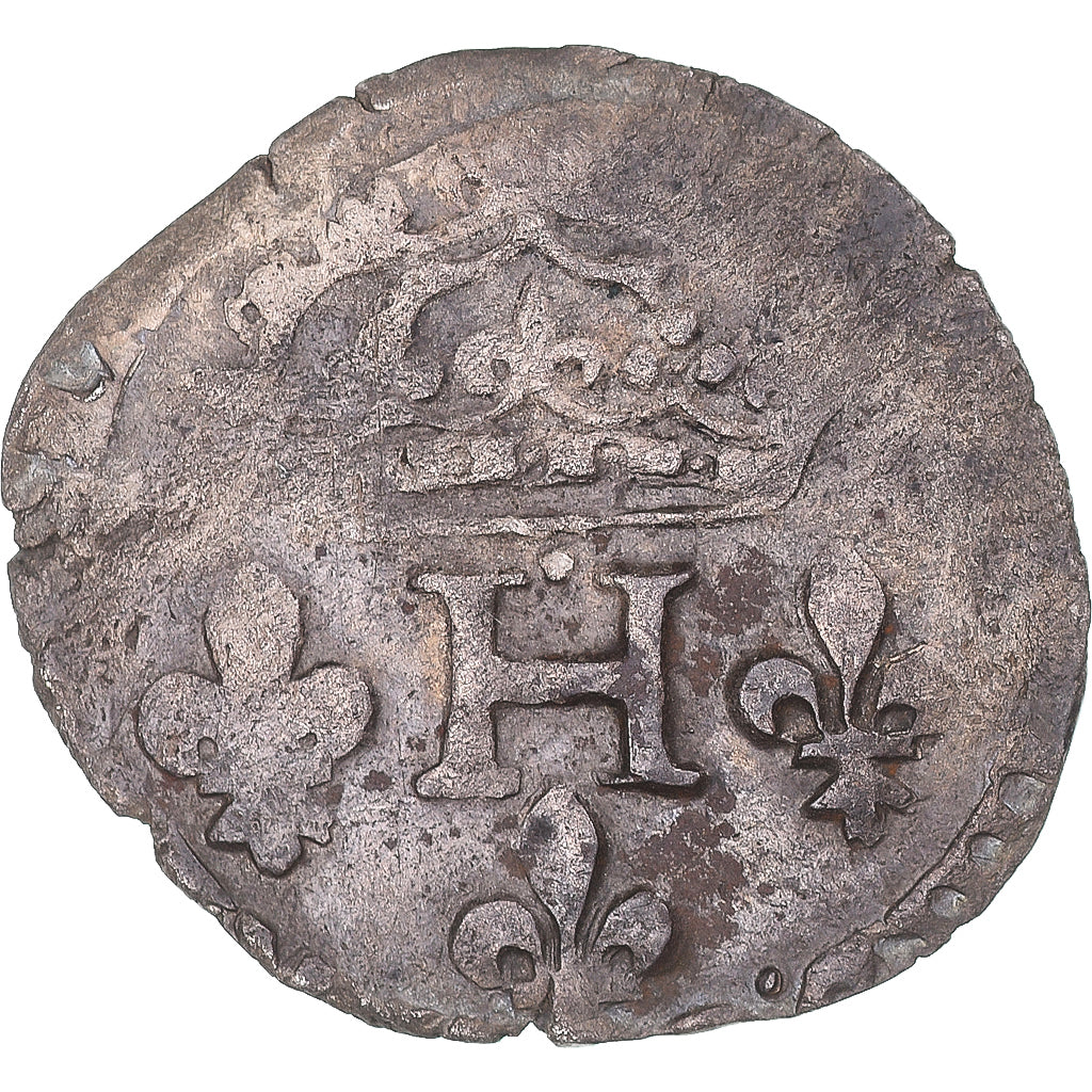 Coin, France, Henri IV, Double Sol Parisis, 1590-1592, VF(30-35), Billon