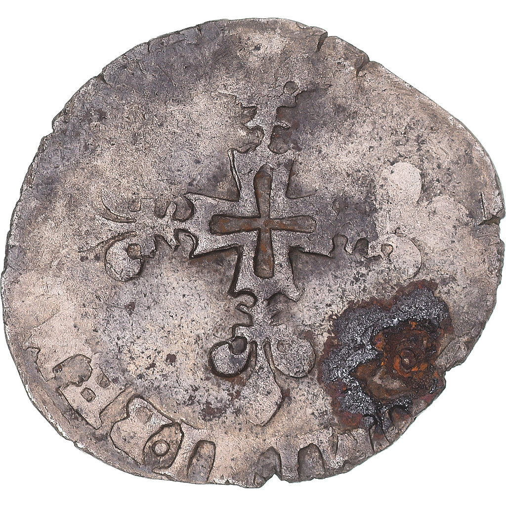 Coin, France, Henri IV, Double Sol Parisis, 1590-1592, VF(30-35), Billon