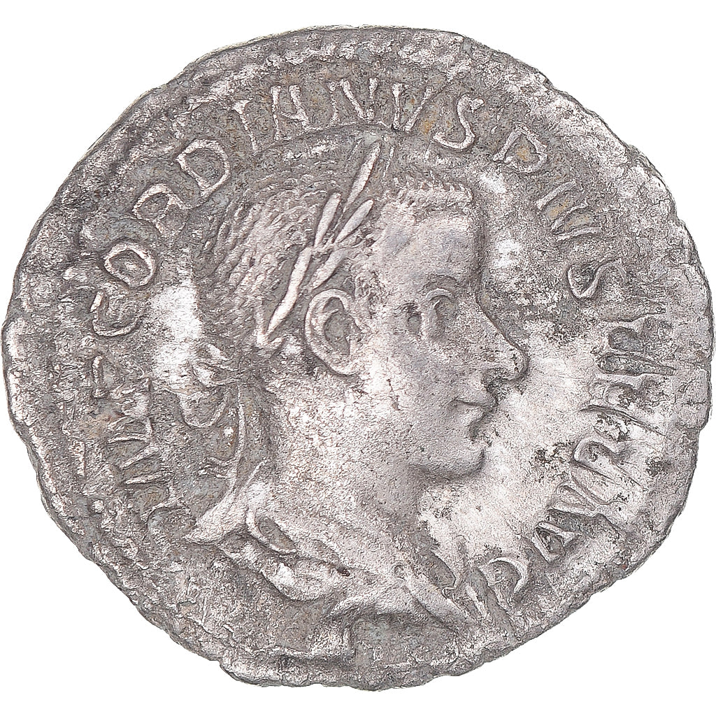 Moeda, Gordian III, Denarius, 238-244, Rome, EF(40-45), Prata, RIC:130