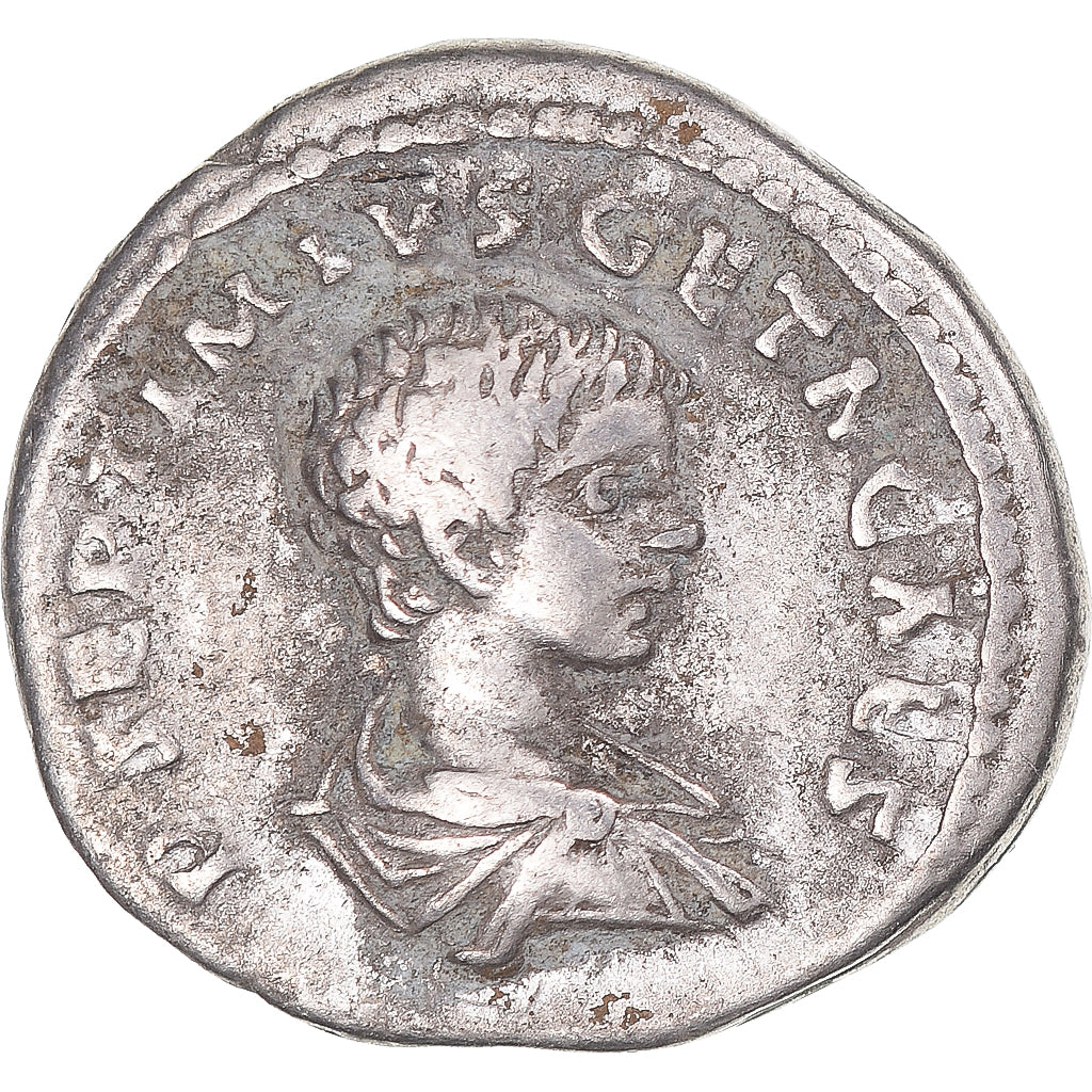 Monnaie, Geta, Denier, 202-203, Laodicée, TB+, Argent, RIC:103