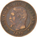 Munten, Frankrijk, Napoleon III, Napoléon III, 2 Centimes, 1857, Paris, FR+