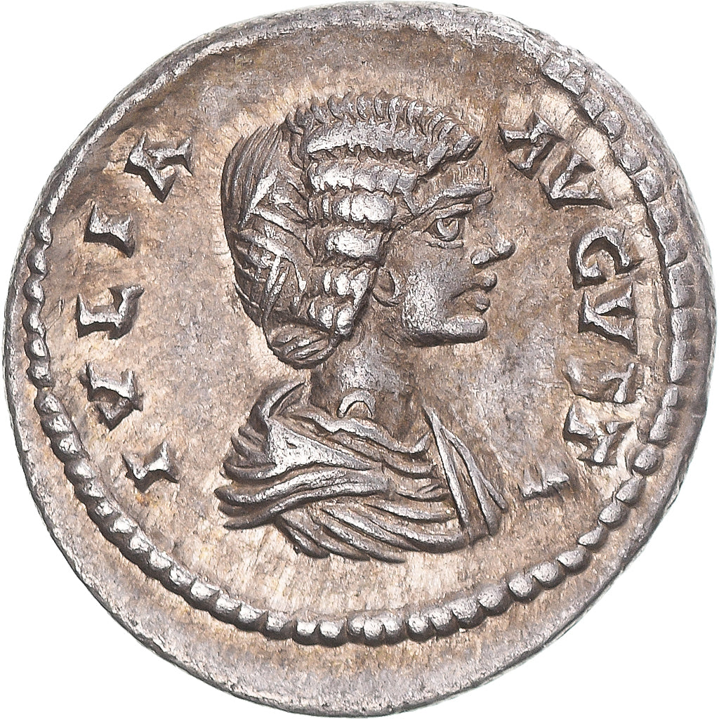 Moeda, Julia Domna, Denarius, 193-217, Rome, AU(50-53), Prata, RIC:644