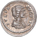 Moeda, Julia Domna, Denarius, 193-217, Rome, AU(50-53), Prata, RIC:644