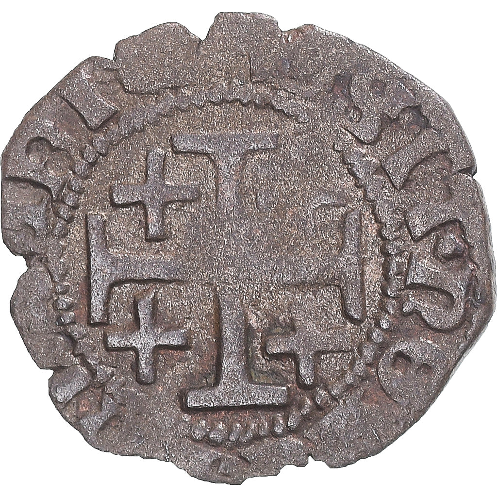 Monnaie, France, patac de Provence, 1515-1547, Tarascon, TB+, Billon