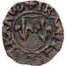 Moeda, França, François Ier, Denier Tournois, EF(40-45), Cobre