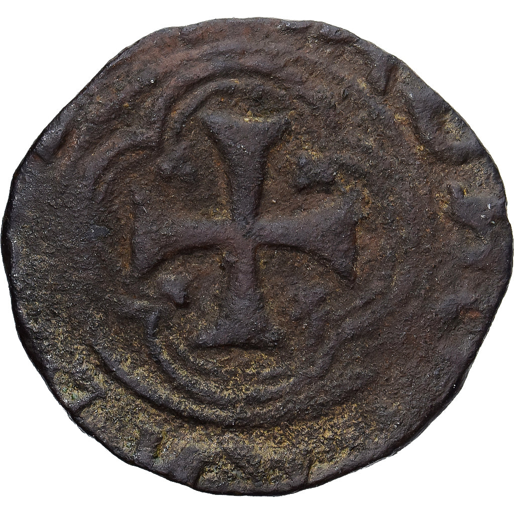 Moneta, Francja, François Ier, Denier Tournois, EF(40-45), Miedź