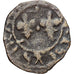Moneda, Francia, François Ier, Denier Tournois, 1515-1547, BC+, Vellón