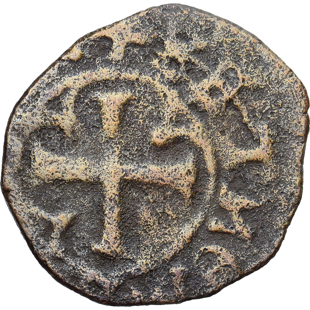 Moneda, Francia, François Ier, Denier Tournois, 1515-1547, BC+, Vellón