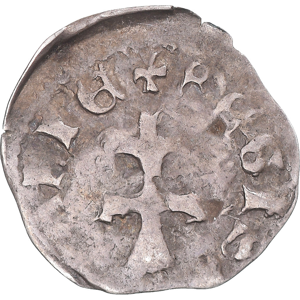 Moneta, Ungheria, Louis I, Denar, 1342-1382, MB+, Argento