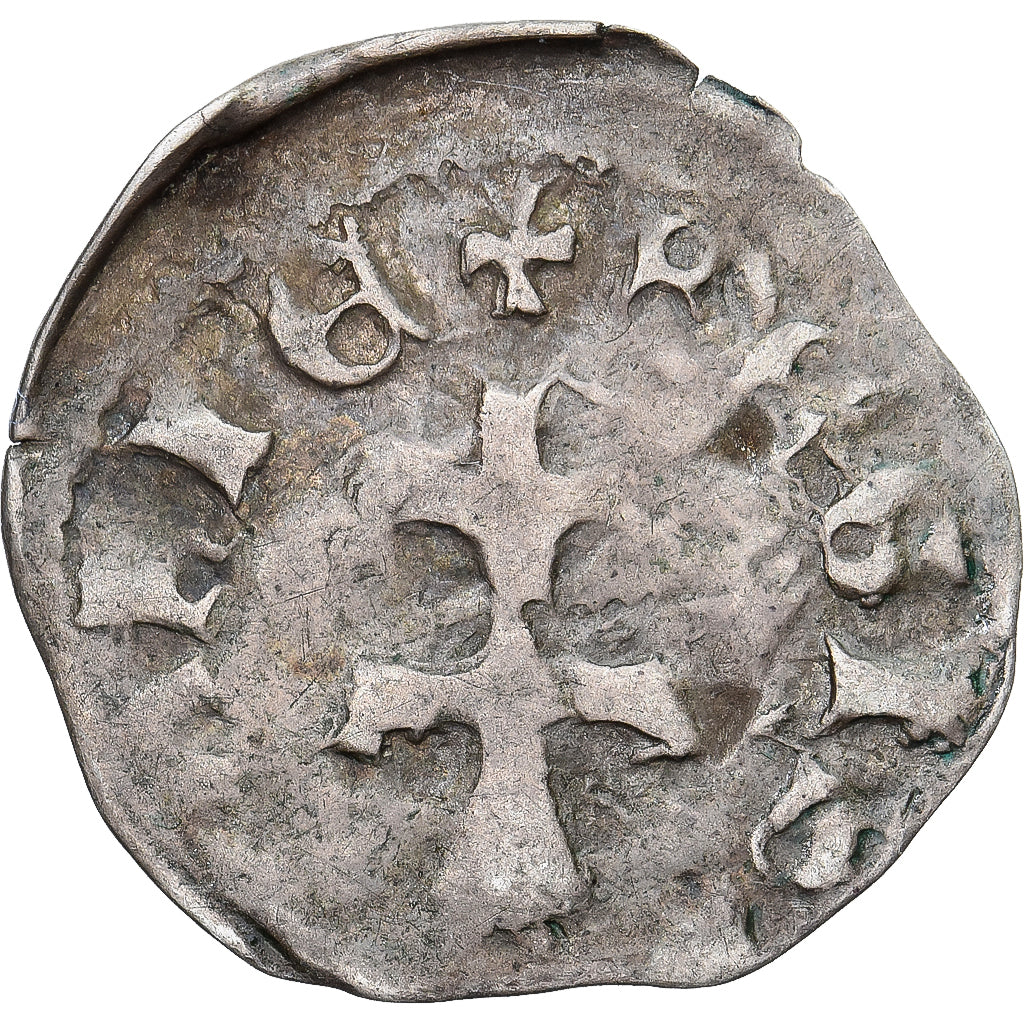 Munten, Hongarije, Louis I, Denar, 1342-1382, FR+, Zilver