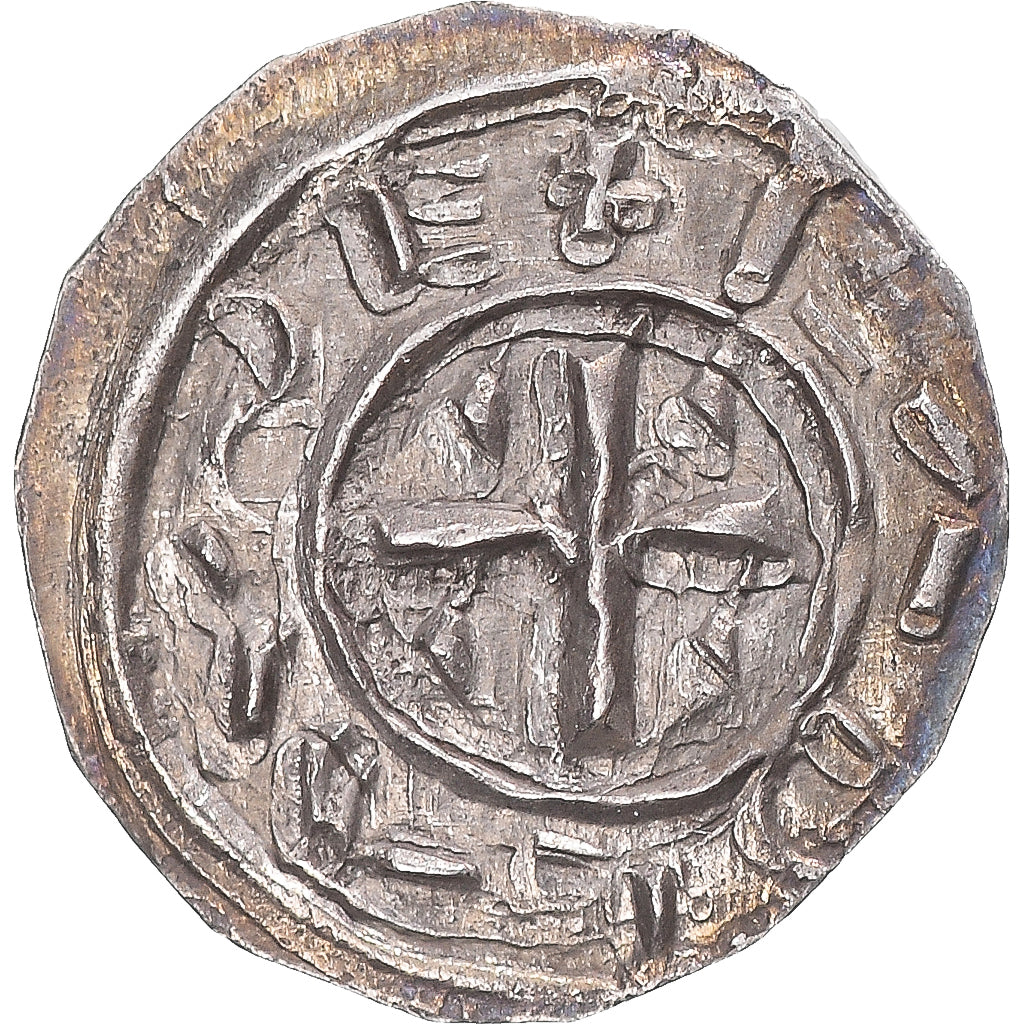 Moneta, Ungheria, Bela II, Denar, 1131-1141, SPL-, Argento