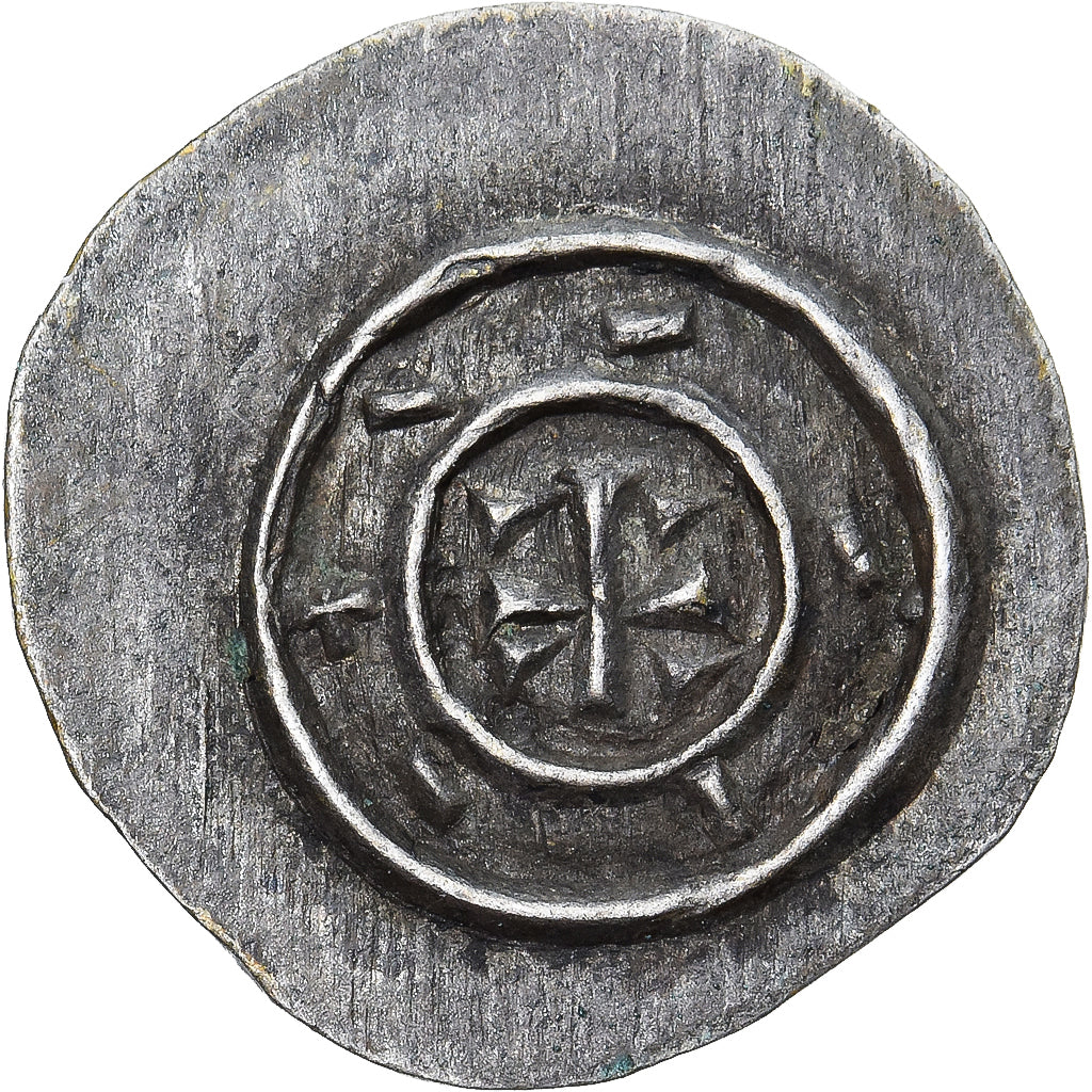 Munten, Hongarije, Bela II, Denar, 1131-1141, ZF+, Zilver