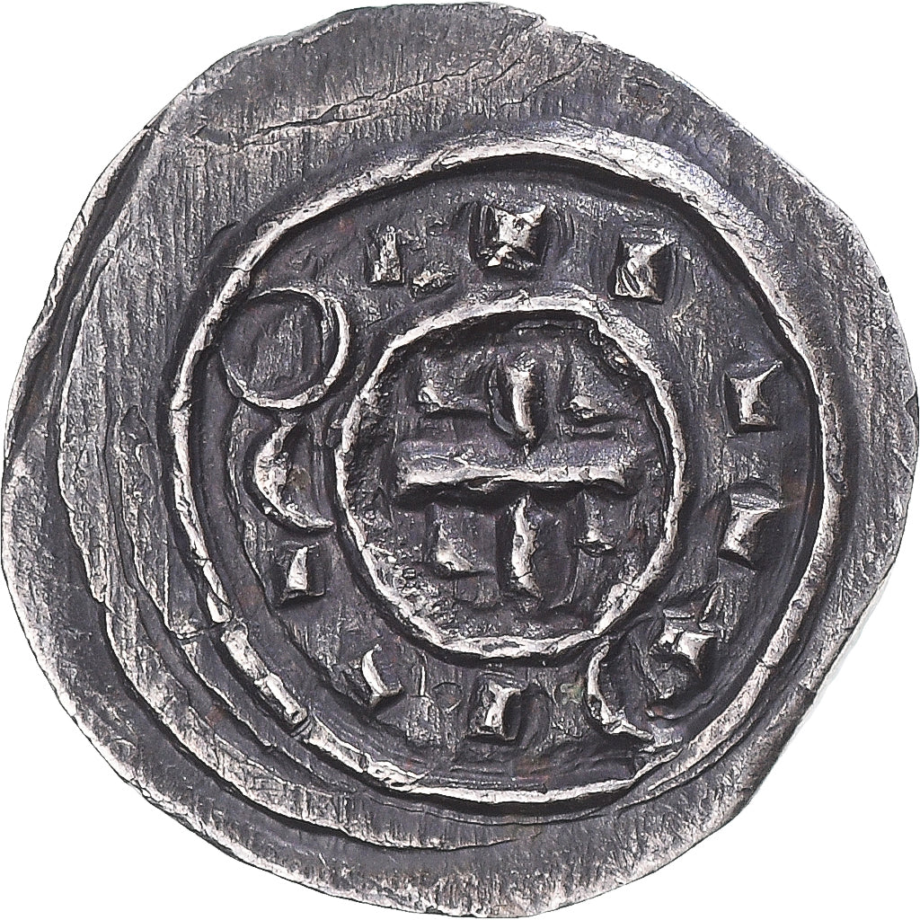 Coin, Hungary, Coloman, Denar, 1095-1116, AU(50-53), Silver