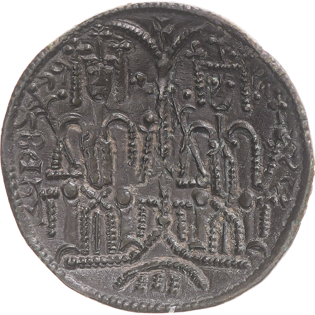 Coin, Hungary, Bela III, Rézpén, 1172-1196, AU(50-53), Copper