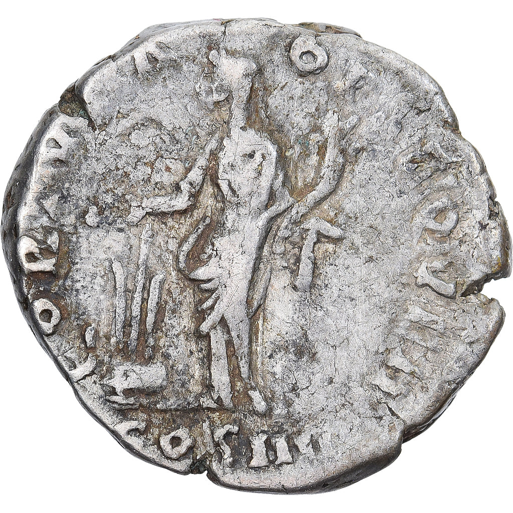 Coin, Antoninus Pius, Denarius, 152-153, Rome, VF(30-35), Silver, RIC:286a