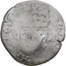 Münze, Frankreich, Louis XIII, Quinzain (Douzain contremarqué), S, Billon