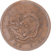 Moneda, China, Guangxu, 10 Cash, 1902, MBC, Cobre