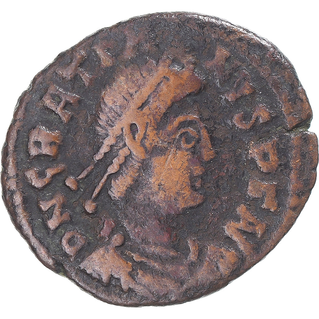 Moneta, Gratian, Follis, 367-383, MB, Rame