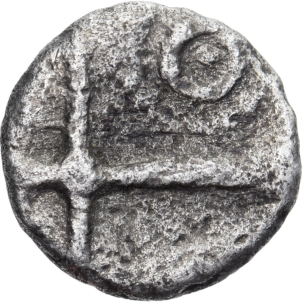 Coin, Volcae Tectosages, Drachm, ca. 80-50 BC, Fourrée, F(12-15), Silver